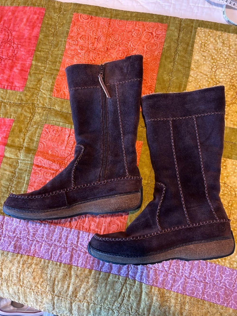 Timberland Suede Leather Winter boots, size 8